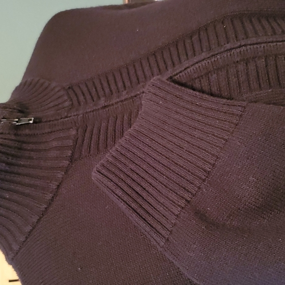 Dressbarn Mock Neck Zipper Cardigan- 2x - Picture 4 of 10